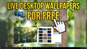 Windows 10 does not generally assist the live wallpapers, so there are some applications that provide great help in this respect. How To Put Live Wallpapers On Desktop For Free Youtube