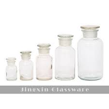China 250ml Clear Glass Agent Bottle