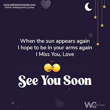 see you soon wishes messages and