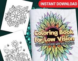 2) click on the coloring page image in the bottom half of. Thick Lines Coloring Etsy