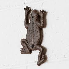 Cast Iron Wall Mounted Frog Outdoor