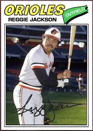 We did not find results for: When Topps Had Base Balls Another Fantasy Reggie Jackson Orioles Card