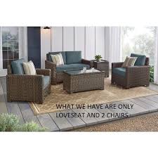 Na Point Brown Wicker Outdoor Patio