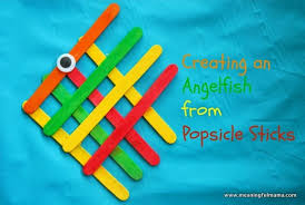 Learning Playing Crafts For Kids Using Popsicle Sticks