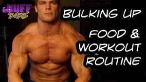 bulking up daily t and workout