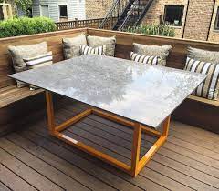 custom outdoor dining table custom