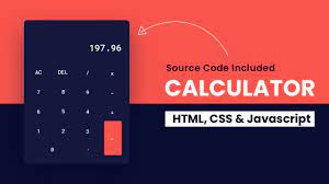calculator using html css and