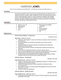 Software Engineer Cv Example For Engineering Livecareer Resume