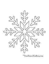 How can i decorate a paper snowflake? Snowflake Stencil Stencils Printables Christmas Stencils