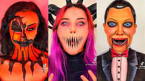tiktok scary makeup tutorials