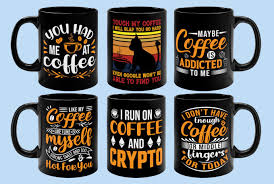 create trendy coffee mug design for