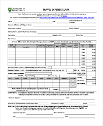 Sample Business Expense Form 8 Free Documents In Pdf Doc