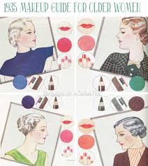 1935 makeup guide for older women