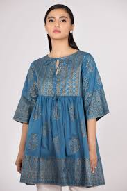 Royal Fantasy Blue Stitched Pakistani Dress In Dubai By