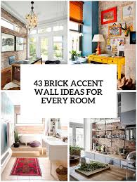 43 trendy brick accent wall ideas for