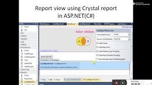 crystal report for asp net c program