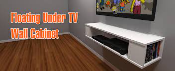 floating tv wall cabinet plans