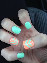 Professionally performed and coral nail designs for prom pattern on nails can be done not only with the help of brushes, but also with the help of dots. 60 Beautiful Chevron Nail Art Designs For Creative Juice