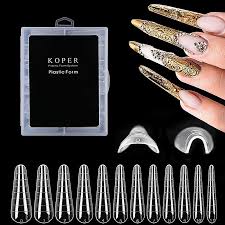 nail forms poly uv gel finger extension