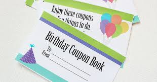 This Printable Birthday Coupon Book Is The Best Gift For Kids