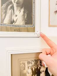 how to display antique photos in a diy