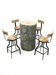 tree trunk poseur table eph creative
