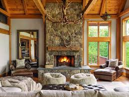 28 log cabin interiors that are both