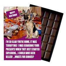 dog lover gift idea 100g chocolate bar
