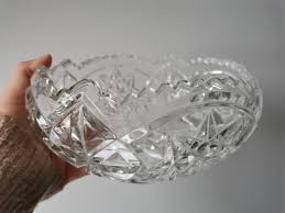 exquisite vintage cut glass crystal