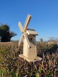 Handmade Garden Windmill Feature Made