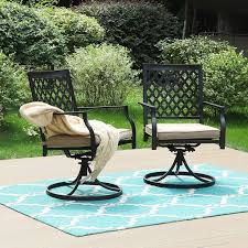 Patio Outdoor Dining Swivel Chair