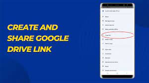 create and share google drive link