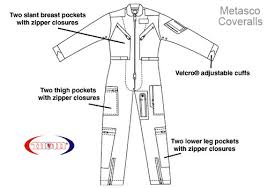 Coveralls Size Chart Nomex Flight Suit Metasco