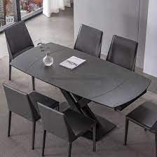 cafeset 6 seater marble dining table