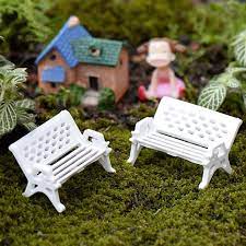 3pcs Mini Bench Chairs Park Seat Garden