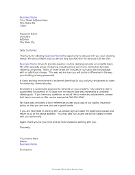 Best Photos Of Service Proposal Cover Letter Sample Cleaning