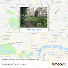 Montague Place In Bloomsbury By Tube