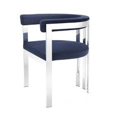 clubhouse steel dining chair eichholtz