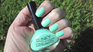 funky fingers mrs mint nail polish