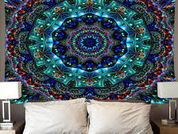 Art Retro Wall Tapestry Hypnotic Peace