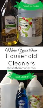 make your own household cleaners