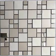 Silver Highlighter Glass Mosaic For Indoor