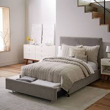 Contemporary Storage Bed Tall West Elm
