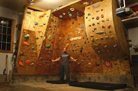 Garage Gym A Rock Climbing Wall Gym