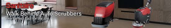 automatic scrubbers from sanitaire by