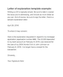 48 Letters Of Explanation Templates Mortgage Derogatory