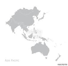 Image result for Asia pacific map
