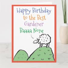funny gardening birthday cards
