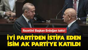 Rozetini Başkan Erdoğan taktı! İyi Parti'den istifa eden İsmail Ok AK  Parti'ye katıldı