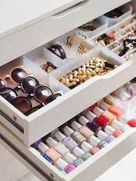 makeup drawer dividers storage ideas